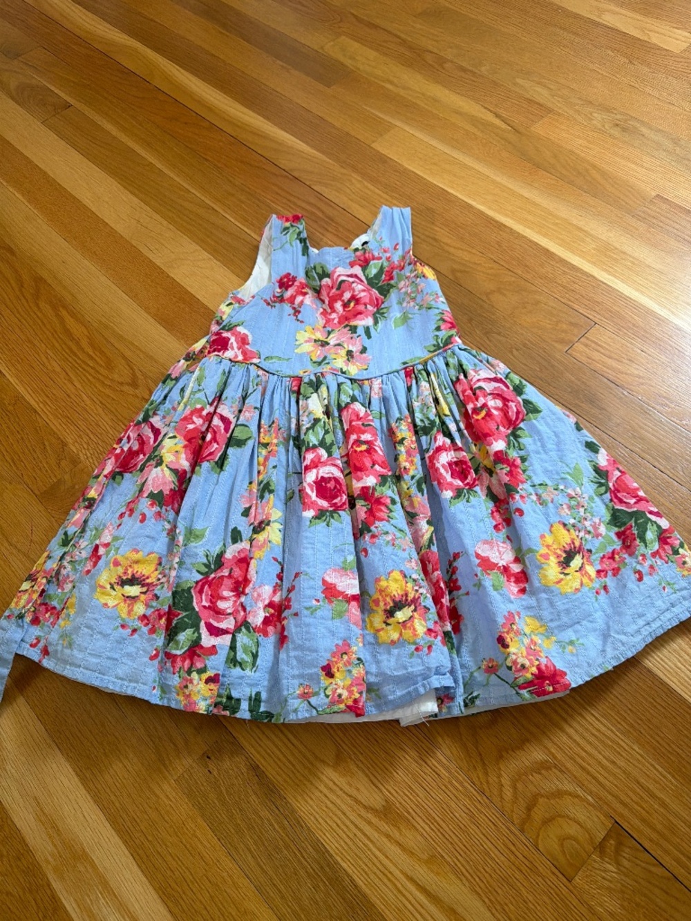 Zunie girls vintage print dress